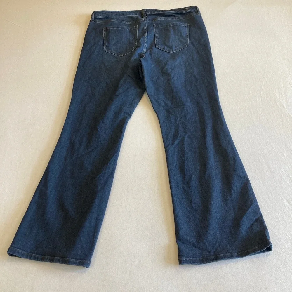 Liverpool Jeans Women 16W (38x30) Plus Size Dunmore Dark Blue LY4000F64 Stretch